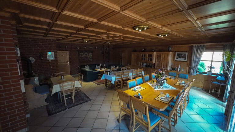 Frühstücksterrasse Hotel Garni Klostermann Goldenstedt