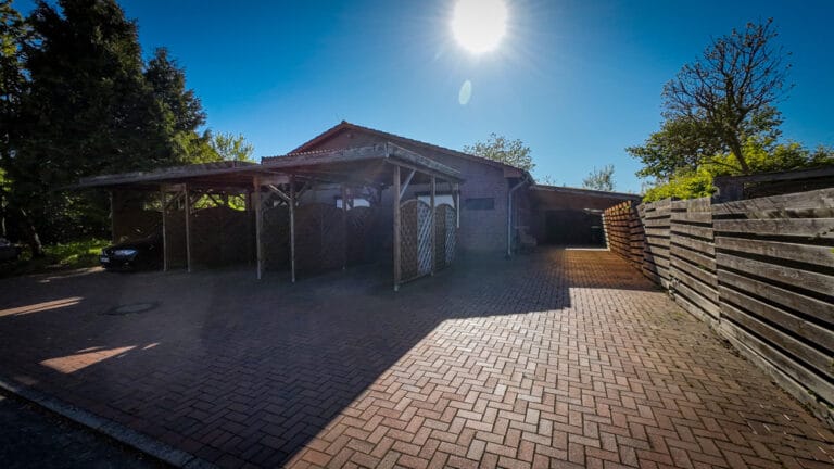 Gästehaus Nicole Goldenstedt mit Terrasse und Garten im Huntetal